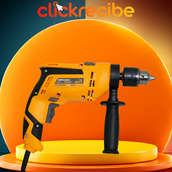 TALADRO FURIUS 1/2" PERCUTOR 550W FD52